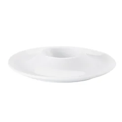 Arzberg Eierbecher mit Ablage "1382 weiß"