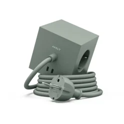 Avolt Steckdose "Square 1" USB-C Oak Green
