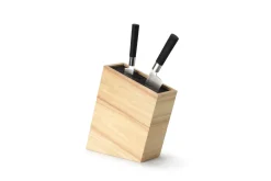 Continenta Messerblock mit flexiblem Einsatz, schräg stehend, 29x9x23cm