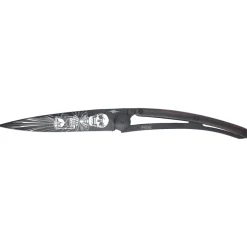 Deejo Taschenmesser Ebenholz mit Motiv