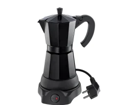 Espressokocher CLASSICO 6T schwarz, elektrisch