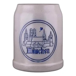 Gaudiknopf Steinkrug "München"