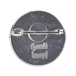 GaudiknopfMogst Schmusn? - Anstecker "Klassiker - schlicht"