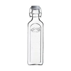 Glasflasche mit Bügelverschluß, eckig, 600 ml