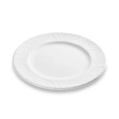 Gmundner Dessertteller Gourmet "Weißgeflammt"