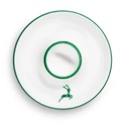 Gmundner Eierbecher flach "Grüner Hirsch"