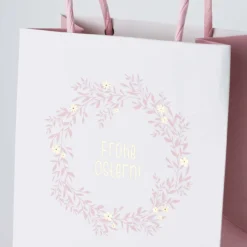 Grafikwerkstatt Geschenktüte klein "Frohe Ostern Blumen"