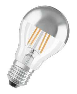 LED STAR RETROFIT CLA 50 FIL Mirror silver non-dim6,5W/827 E27 650LM BOX