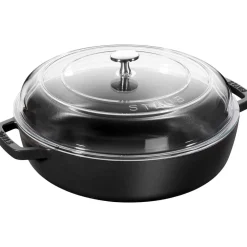 Staub Bräter mit Glasdeckel 28 cm