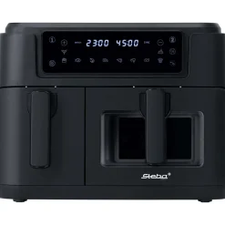 Steba Doppel-Heißluftfritteuse HF 9501 Duo Black 2400 W