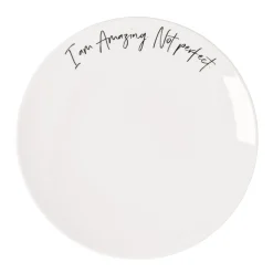 Villeroy & Boch Frühstücksteller "Statement I am Amazing. Not perfect."