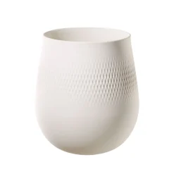 Villeroy & Boch Vase Carré groß 20,5x20,5x22,5cm "Manufacture Collier blanc"