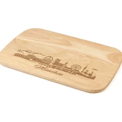 Zassenhaus Brotzeitbrett "Kustermann - Skyline München"